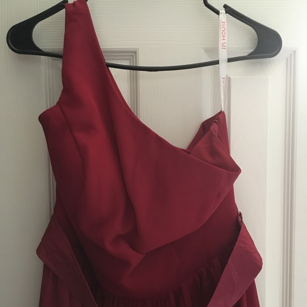 A-Line/Princess One-Shoulder Floor-Length Dress